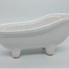 Porte savon baignoire blanche