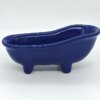Porte savon baignoire bleu marine