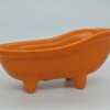 Porte savon baignoire orange