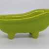 Porte savon baignoire verte