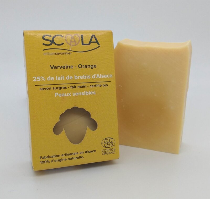 Savon surgras Brebis Verveine Orange