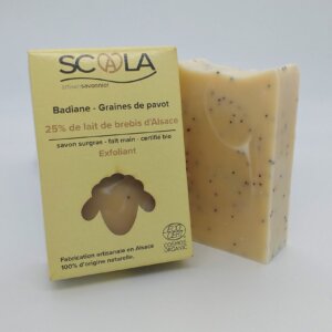 Savon surgras brebis badiane graine de pavot
